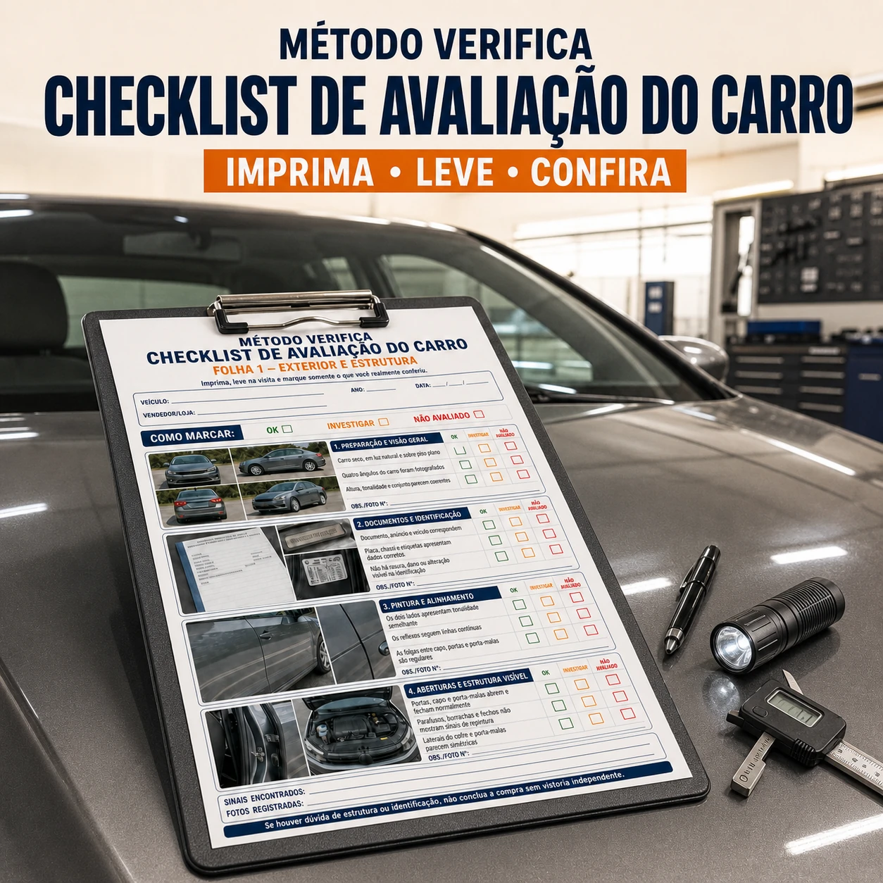 Checklist de Avaliação do Carro